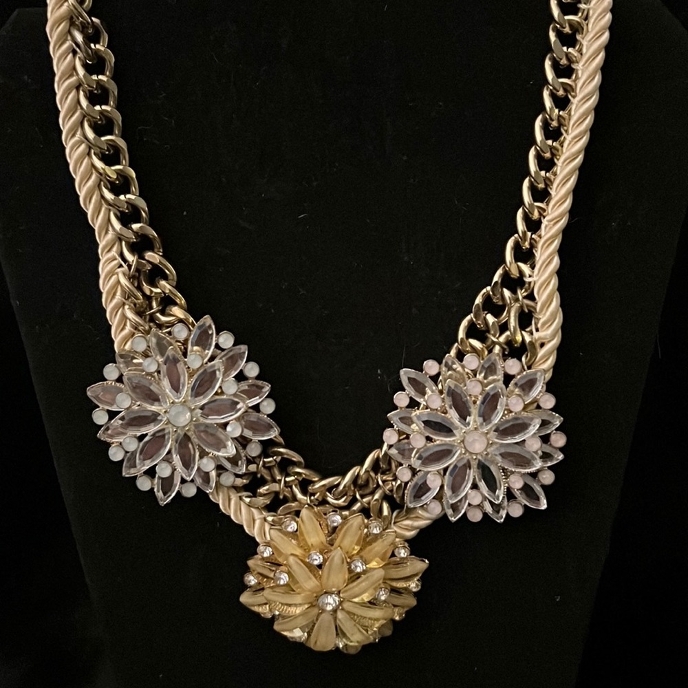 Blush-tone Gem Necklace